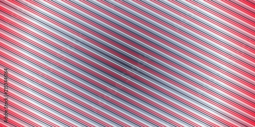 Diagonal striped background with red gray and white lines in repetitive modern pattern.