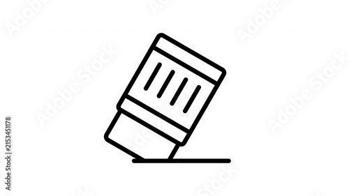 eraser animation icon