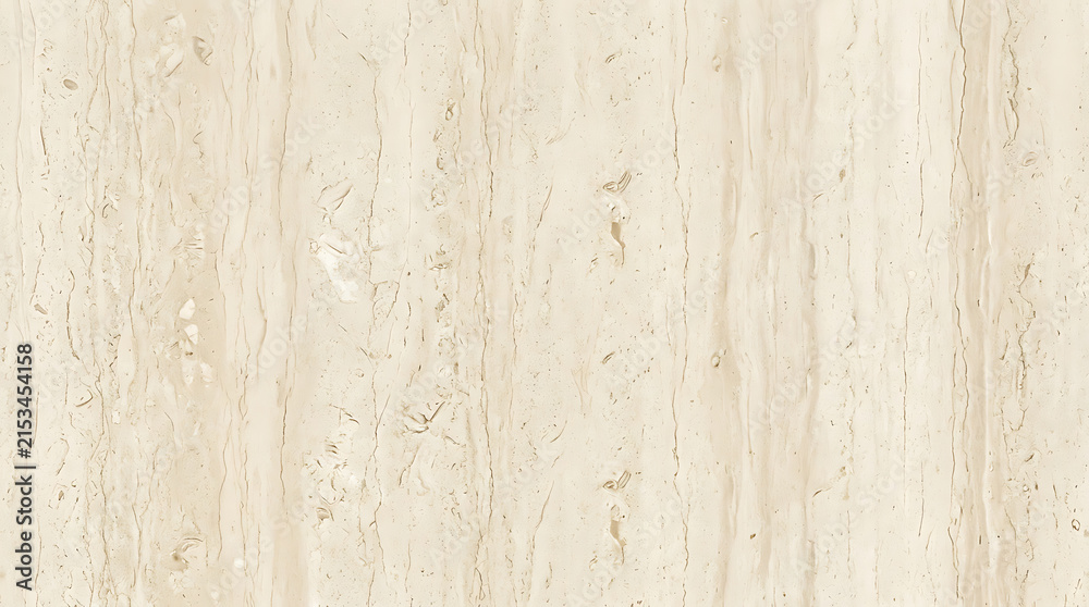Obraz premium Close-up of elegant beige marble surface showcasing natural veins and textured patterns for interior design accents or