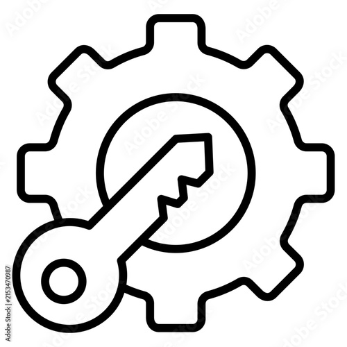 key activities outline icon