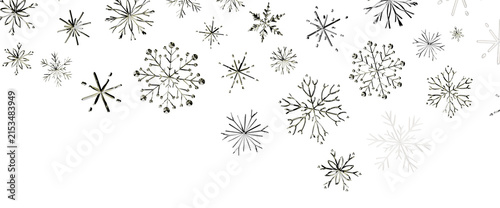 Beautiful delicate snowflak...