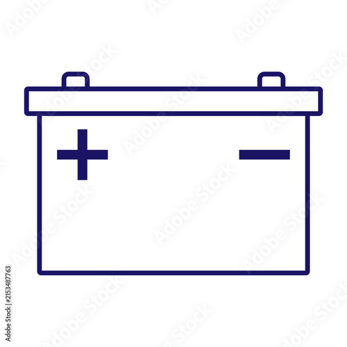 Battery Icon Minimal Line Design 