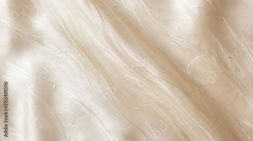 abstract silky smooth flowing textures with soft beige and cream tones capturing motion and serenity