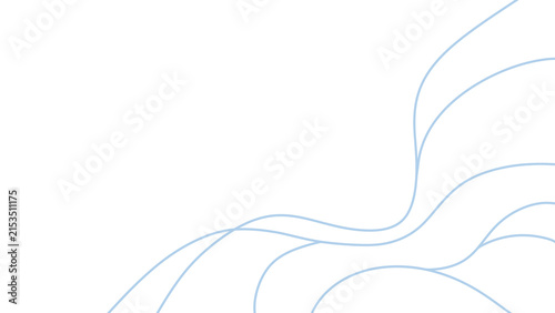 Minimalist delicate blue wavy line art pattern overlay. PNG element for elegant abstract decorations, modern UI design, and fine art.
