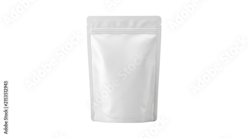 Konstfotografi Blank stand up pouch mockup isolated PNG with Transparent Background