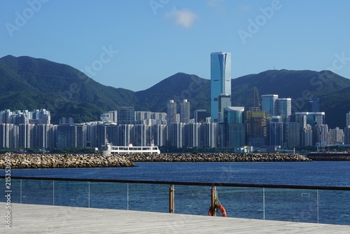 The kind of blue in Hong Kong