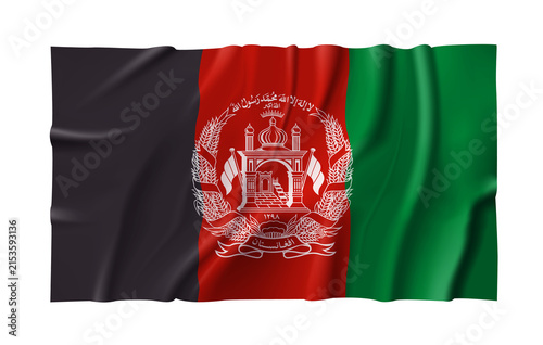 Waving Flag of Afghanistan