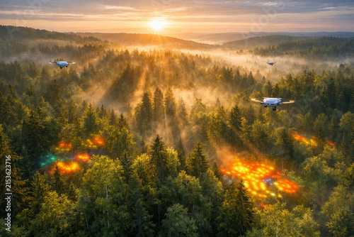 AI Wildfire Monitoring System with Advanced Forest Protection Technology