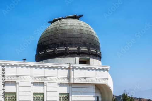 The dome at Griffith Observatory in Los Angeles, California.
