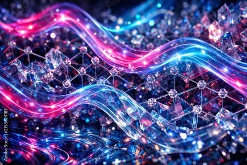 Quantum Material Wavefield with Advanced Crystalline Computing Structures