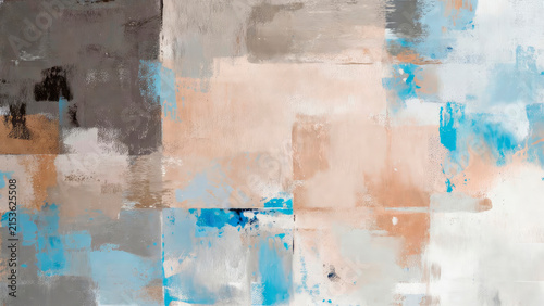 Abstract painting. Interior art. Painterly background.