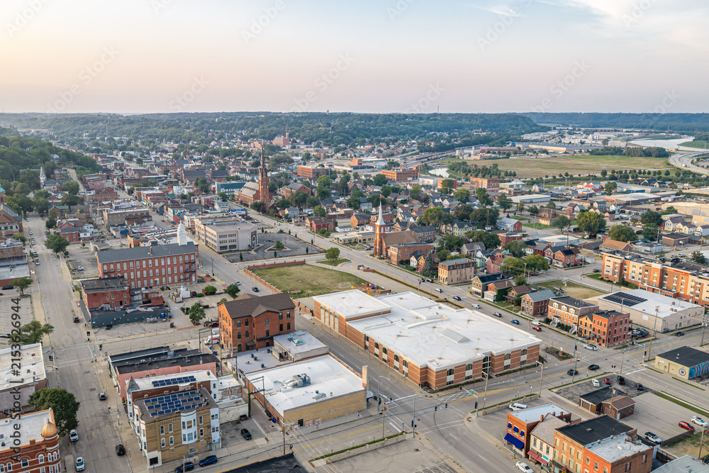 Fototapeta premium Dubuque, Iowa
