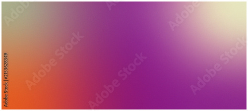 Abstract Pink Magenta Purple Orange and Blue Grainy Gradient Background with Soft Blended Texture