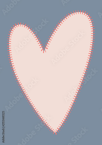 Bild auf Leinwand cute invitation frame stationery template