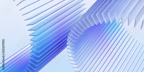 3D render Purple gradient curve wave motion backdrop premium abstract background. Creative futuristic crystal translucent glossy glass refraction colourful cover hologram luxury style illustration