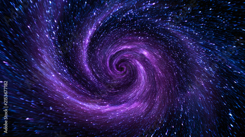 Swirling Purple Cosmic Spiral Vortex Space Galaxy Background
