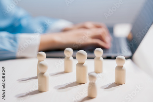Obraz na plátně Human resources concept
