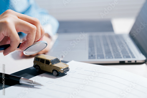 Fotografie Vehicle inspection concept