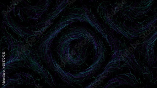 Abstract Ethereal Neon Vortex Seamless Loop
