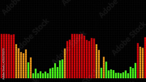 Abstract Digital Audio Pulse Seamless Loop
