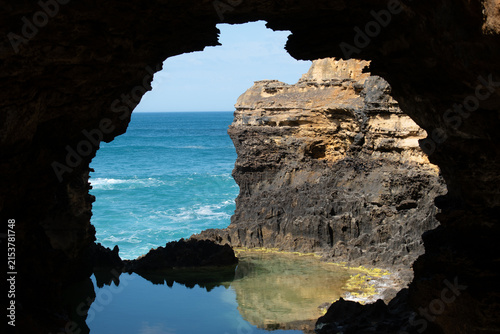 Canvas Print Australia, The Grotto is located near Port Campbell along the Great Ocean Road, Victoria