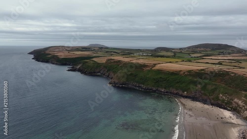 Aerial Video llyn Peninsula.Llŷn is an extensive plateau dominated by numerous volcanic hills and mountains. The largest of these is Yr Eifl, although Garn Boduan, Garn Fadrun and Mynydd 