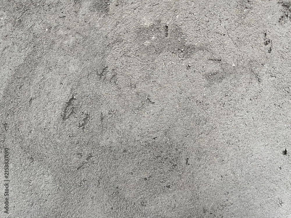 Fototapeta premium Full frame abstract texture of raw wet grey cement mixture background