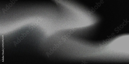Old retro film frame texture. Black and white grain noir movie background. Vintage photo filter template with light leak,