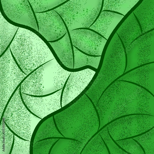 green leaves background