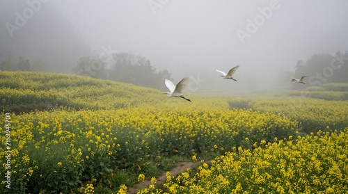 morning in the field
