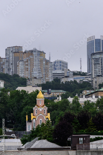 Church-chapel of the Apostle Andrew the First-Called at the headquarters of the Pacific Fleet, August 4. 2026 , Vladivostok, Russia