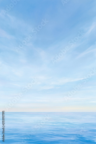 blue sky, generation AI 