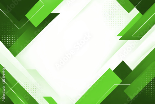 abstract background geometric green white color