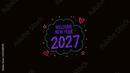Welcome New Year 2027 Celebration