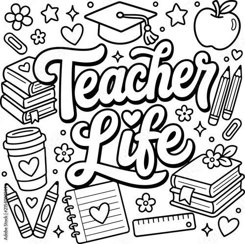 Teacher  life svg