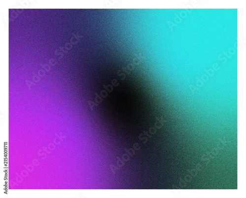 Abstract Grainy Mesh Gradient Purple Cyan Black Vector Background