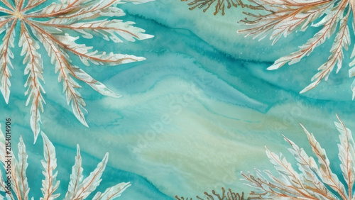 Seamless craft painting summer surface art illustration