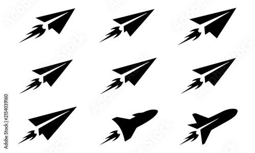 Black Arrow Icons Arranged in a Grid Pattern on White Background Featuring Icon, Symbol, Design with Graphic and Vector Elements