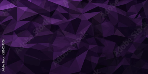 Dark purple polygonal triangular mosaic pattern with faceted lowpoly texture modern abstract digital background