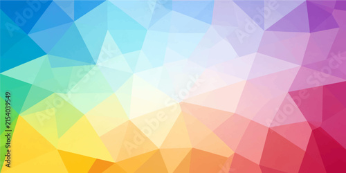 Colorful polygonal triangular mosaic gradient pattern with faceted texture modern abstract digital background design
