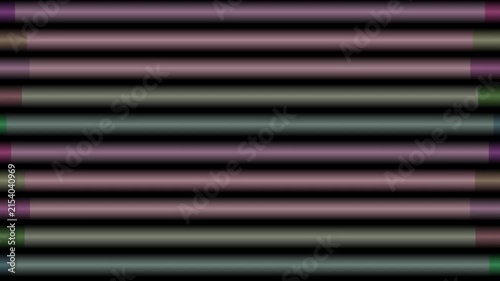 Horizontal striped gradient pattern with dark background and vibrant edge colors