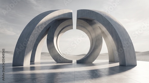 minimalist abstract architectural