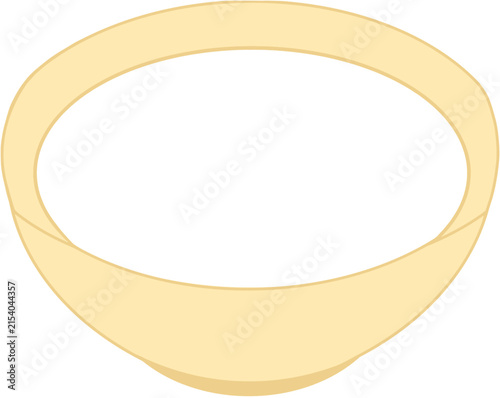 Bowl vector illustration 