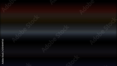 Dark abstract background featuring horizontal color bands in deep red, orange, gray, and blue tones.