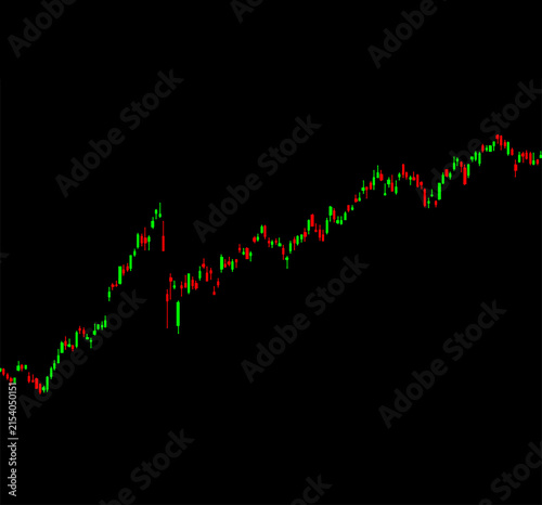Abstract stock market chart with dynamic green and blue lines, heartbeat pulse, digital waveforms, and glowing business data visualization