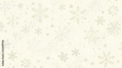 Elegant seamless snowflake pattern background for winter holiday seasonal graphic design projects.