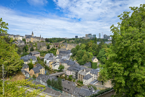 Altstadt von Luxemburg - Blick auf das Viertel Grund