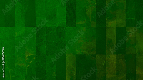 Dark emerald green marble tile wall texture background seamless pattern of luxury stone brick facade panel interior exterior architectural decorative surface material modern design abstract wallpaper.
