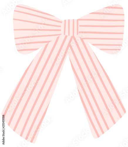 peach ribbon soft colorful gift present decoration