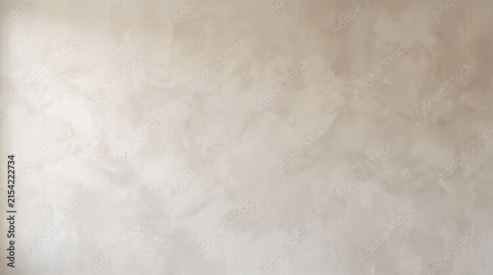 Fototapeta premium Elegant Beige Venetian Plaster Textured Interior Wall Background